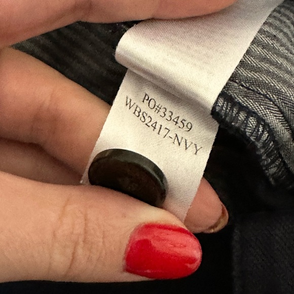 Faherty Women’s Wide Leg Navy Trousers Sz 6 - Picture 8 of 8